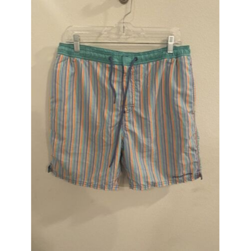 Vineyard Vines Mens Multicolor Swim Trunks Size Medium Zipper